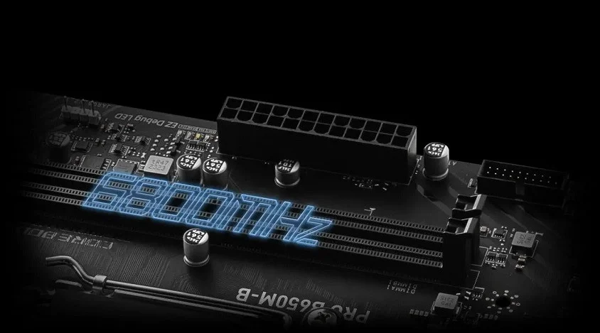 MSI PRO B650M-B DDR5 AM5 Soket DDR5 6800+(OC)MHz mATX Anakart