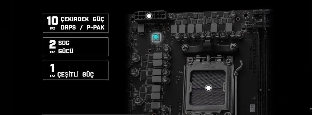 MSI B650M GAMING PLUS WIFI Gaming Anakart