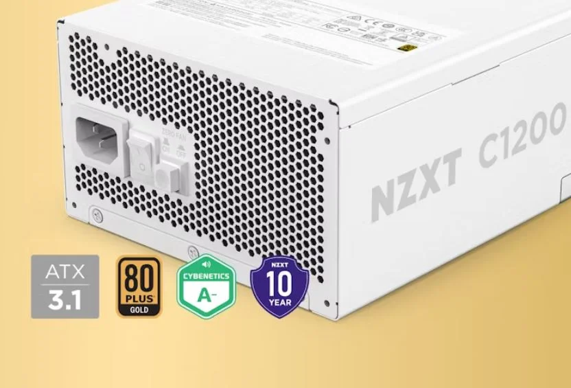 NZXT C1200 PA-2G2BW-EU 1200W 80+ Gold Full Modüler Beyaz Power Supply (2024)