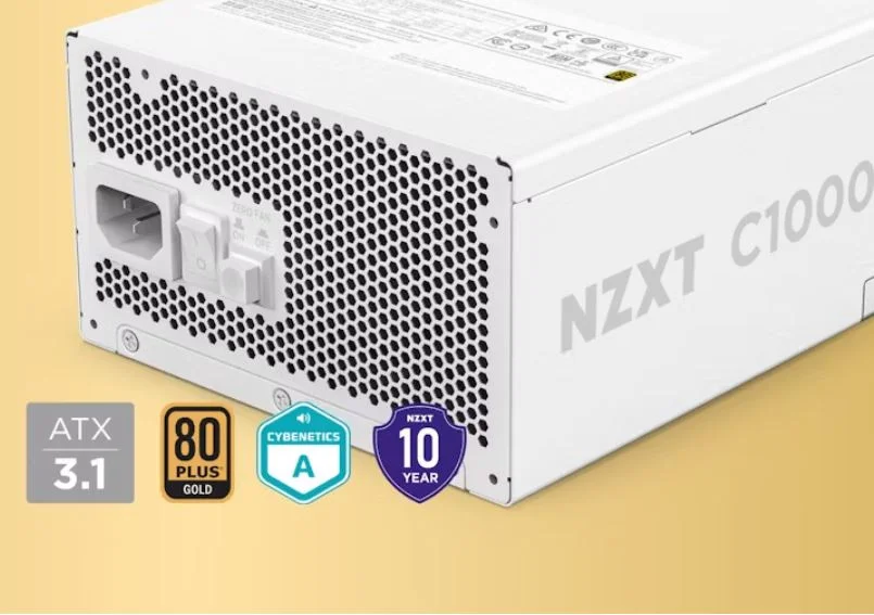 NZXT C1000 Gold PA-0G2BW-EU 80+ Gold Full Modüler ATX Power Supply (2024)