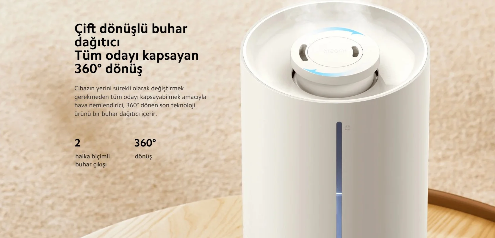 Xiaomi Smart Humidifier 2 Buhar Makinesi