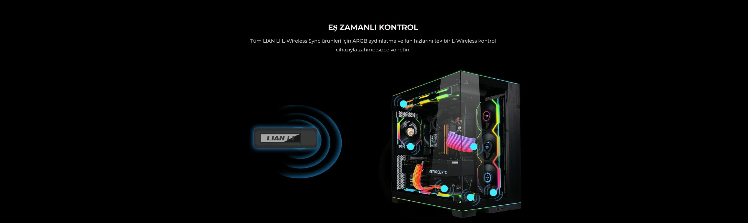 Lian Li L-Wireless Kontrolcü Siyah