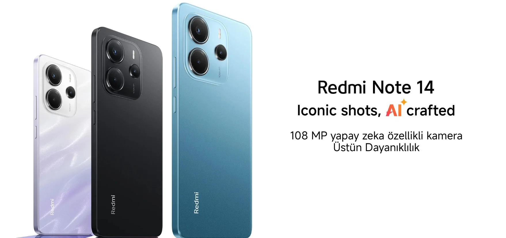 Xiaomi Redmi Note 14 128GB 8GB RAM Mavi Cep Telefonu