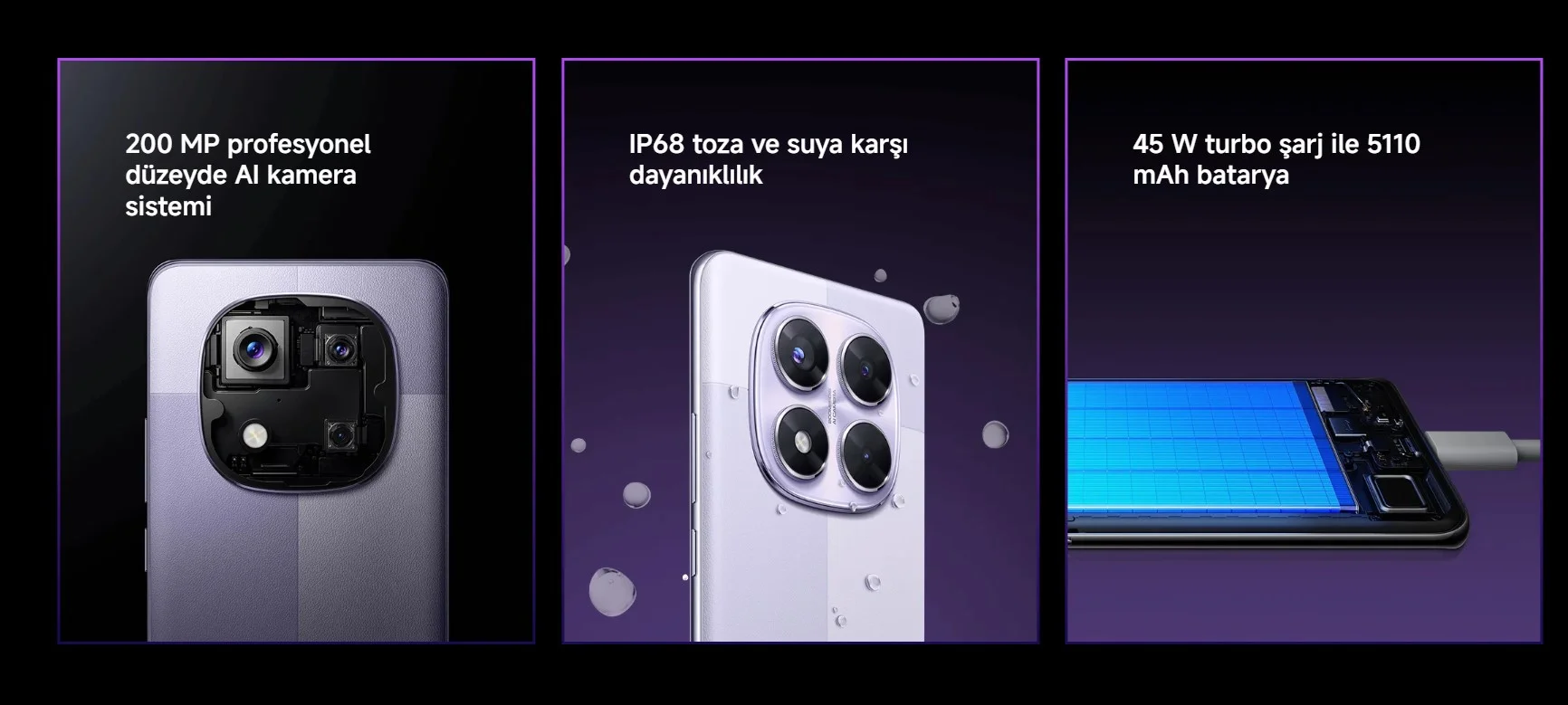 Xiaomi Redmi Note 14 Pro 5G 512GB 12GB RAM Siyah Cep Telefonu