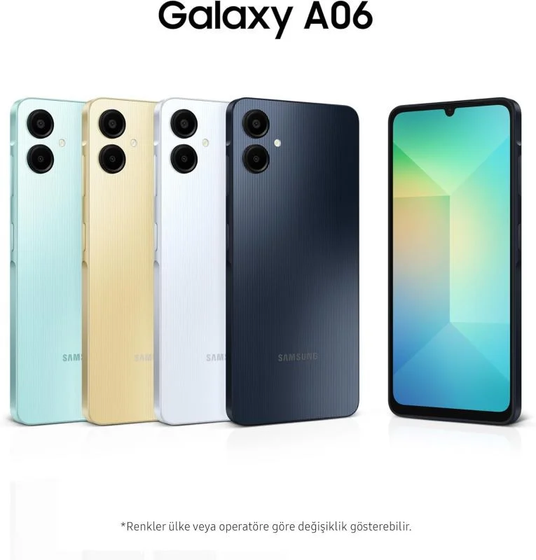 Samsung Galaxy A06 128GB 4GB RAM Siyah Cep Telefonu
