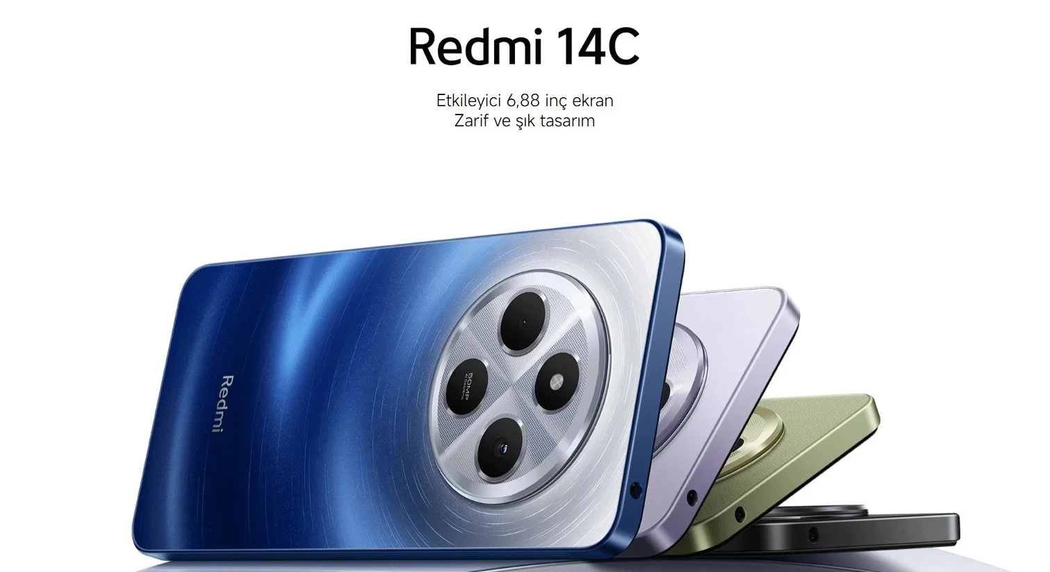 Xiaomi Redmi 14C 256GB 8GB RAM Yeşil Cep Telefonu