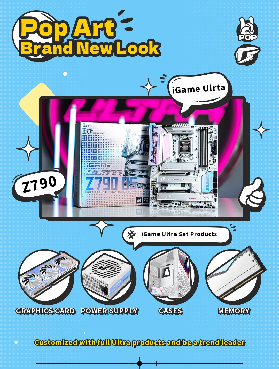 COLORFUL iGame Z790 ULTRA V20 DDR5 7800Mhz ATX LGA1700 Gaming Anakart