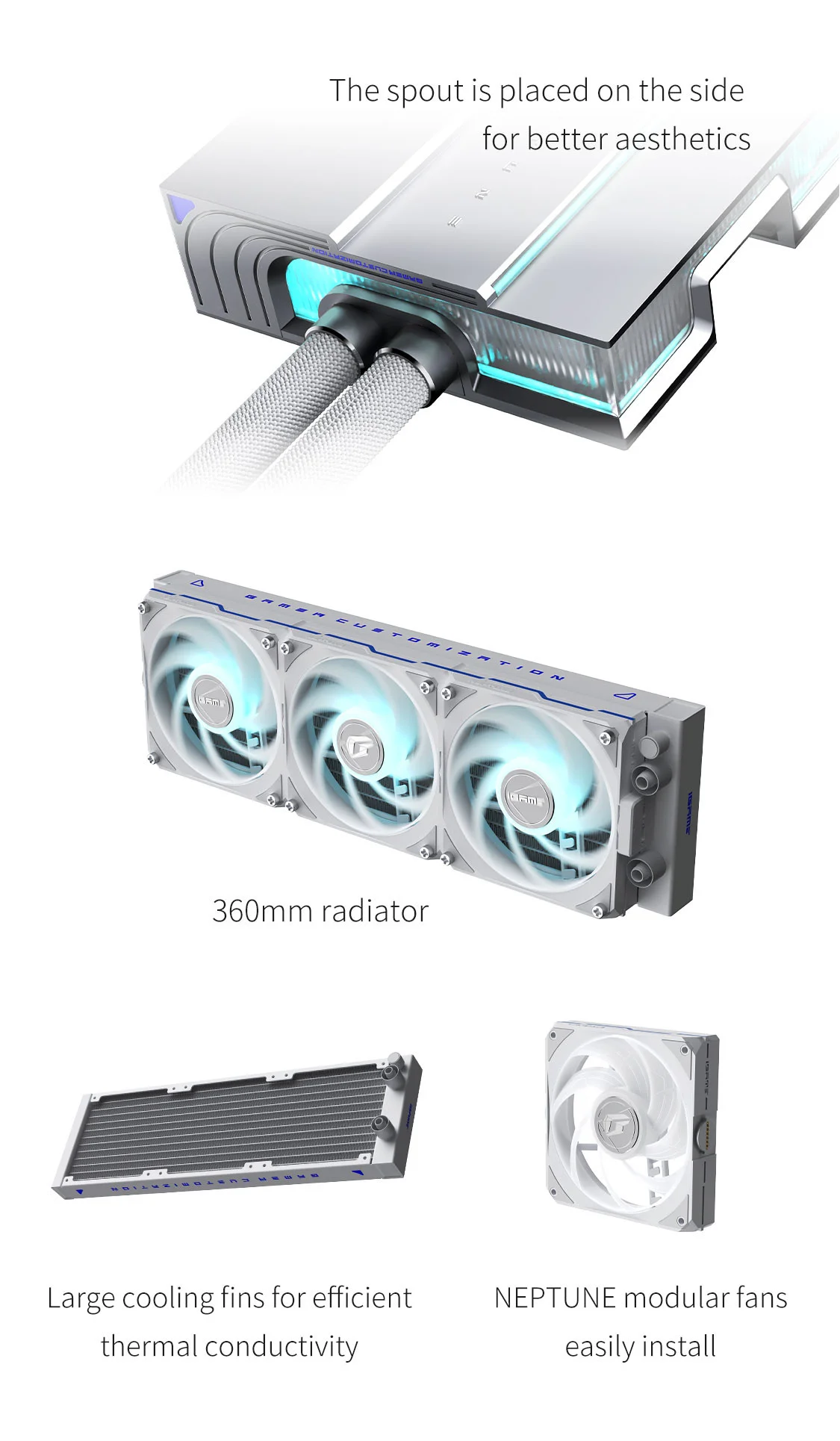 COLORFUL iGame GeForce RTX 5080 Neptune OC GDDR7 256Bit (OC 16GB-V) 16GB Gaming Ekran Kartı