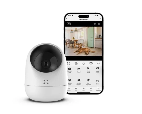 Xenon Smart X7205 Full HD Gece Görüşlü Wi-Fi Güvenlik Kamerası 