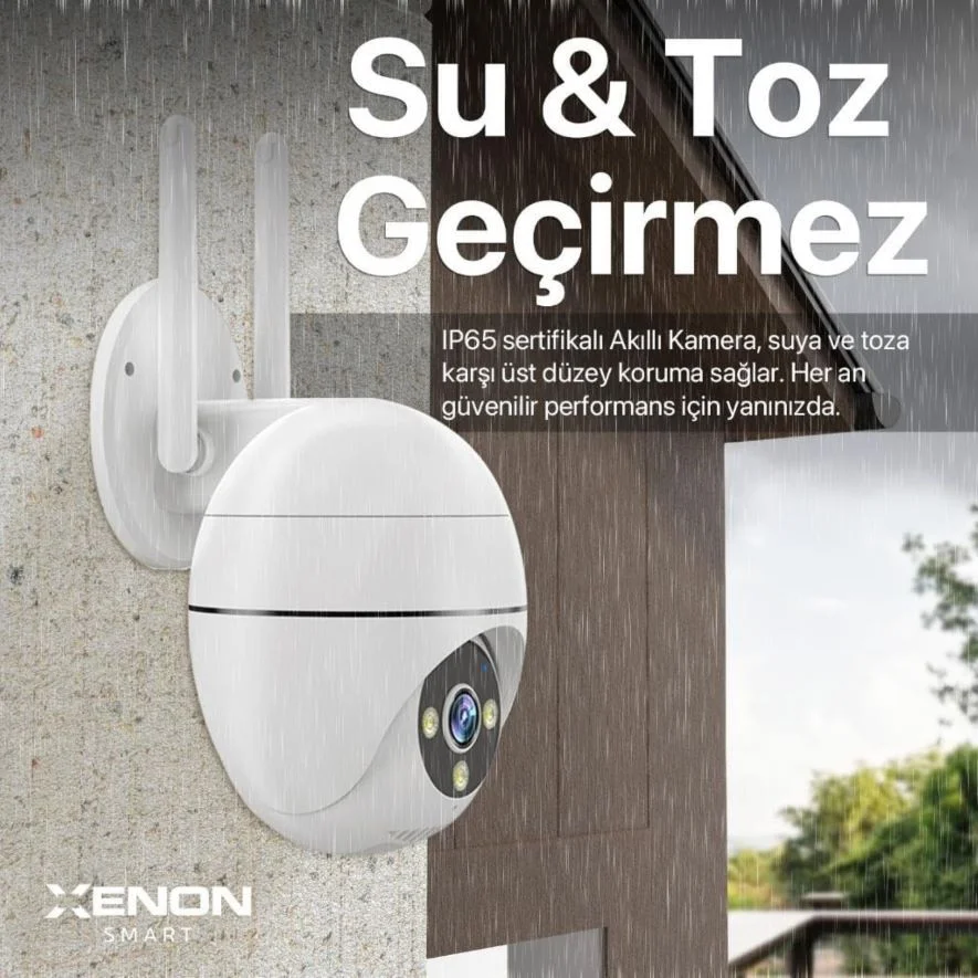 Xenon Smart X7266 Full HD 3 MP Gece Görüşlü Wi-Fi Güvenlik Kamerası