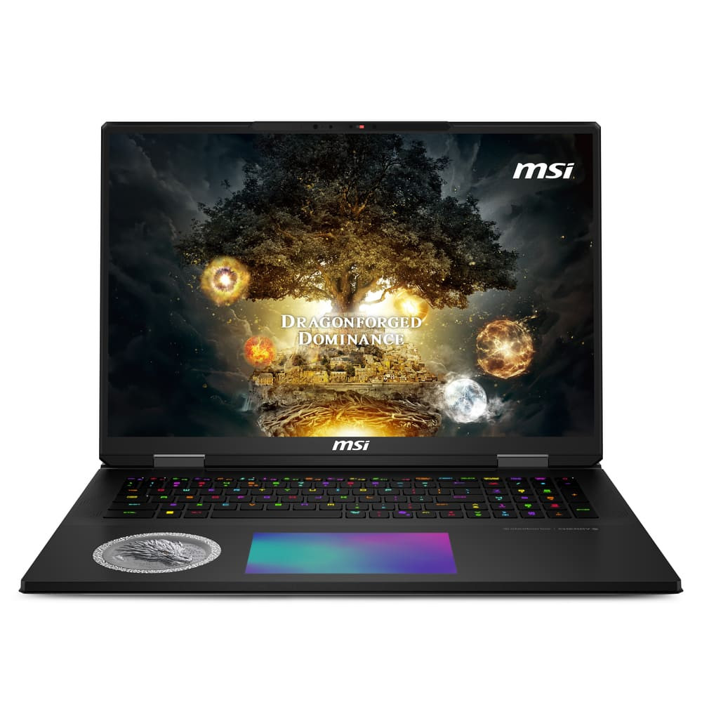 MSI Titan 18 HX Dragon Edition Norse Myth A2XWJG-272TR Intel Core Ultra 9 285HX 96GB DDR5 6TB SSD 24GB RTX5090 GDDR7 18″ 4K UHD+ 120Hz Mini LED W11 Pr