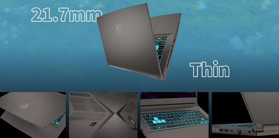 MSI Thin 15 B12UC-2636XTR i5-12450H 16GB DDR4 512GB SSD 4GB RTX3050 GDDR6 144Hz 15.6″ FHD FreeDOS Gaming (Oyuncu) Notebook