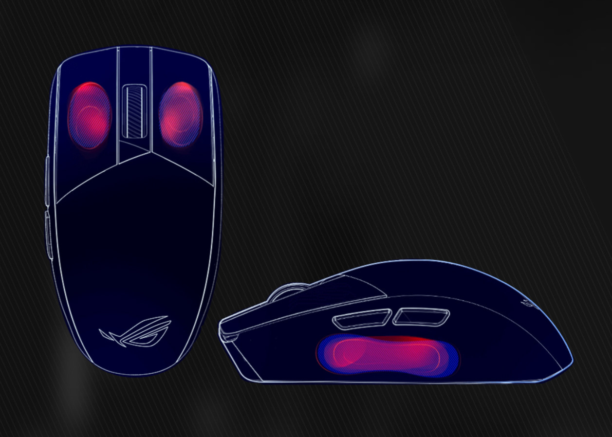 ASUS ROG Strix Impact III Wireless Beyaz Kablosuz Gaming Mouse