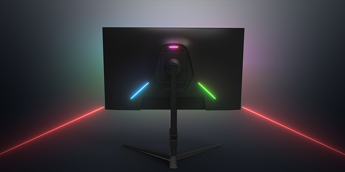 GamePower Rapid Dual 27″ 0.5ms 4K 160Hz - FHD 320Hz Fast IPS RGB Pivot Speaker Gaming Monitör