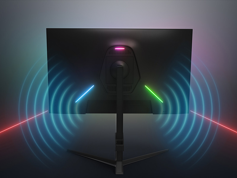 GamePower Rapid Dual 27″ 0.5ms 4K 160Hz - FHD 320Hz Fast IPS RGB Pivot Speaker Gaming Monitör