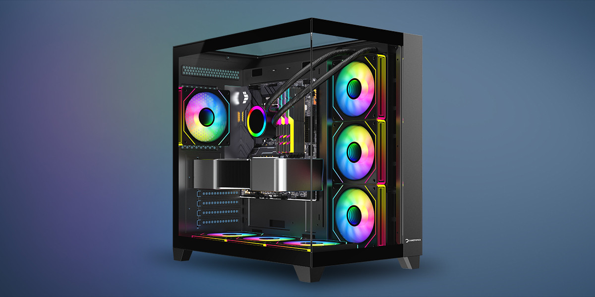 GamePower Warcry TopGlass 750W 4xARGB Temperli Cam ATX Gaming (Oyuncu) Kasa