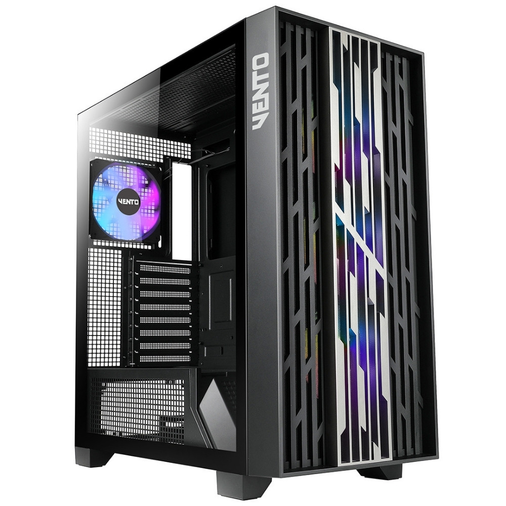 VENTO VG4252L FSP 750W GEN5 4x120mm ARGB Fan Temperli Cam USB 3.0 E-ATX Gaming Kasa