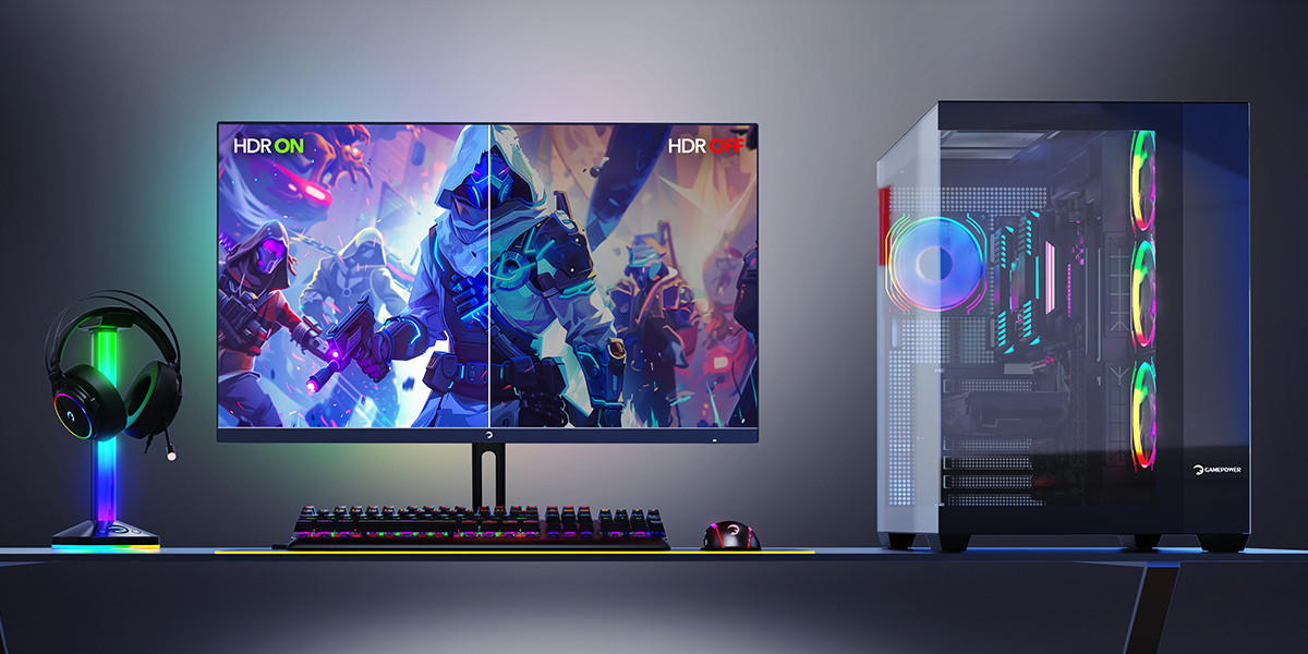 GamePower Bull T20 Flat Fast IPS 180Hz 0.5ms FHD Gaming Monitör