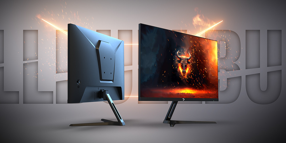 GamePower Bull T20 Flat Fast IPS 180Hz 0.5ms FHD Gaming Monitör