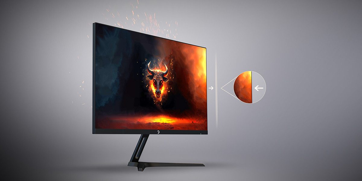 GamePower Bull T20 Flat Fast IPS 180Hz 0.5ms FHD Gaming Monitör