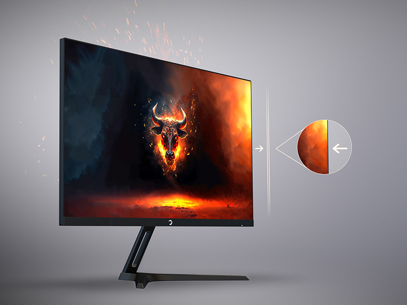 GamePower Bull T20 Flat Fast IPS 180Hz 0.5ms FHD Gaming Monitör