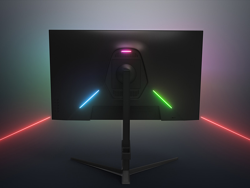 GamePower Rapid Q-MAX 27″ 0.5ms QHD 300Hz Fast IPS RGB Pivot Speaker Gaming Monitör