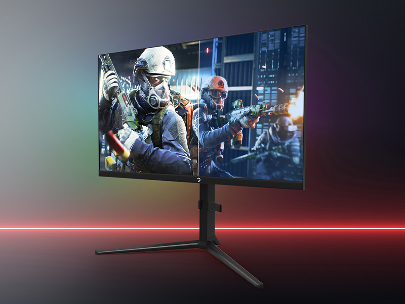 GamePower Rapid Q-MAX 27″ 0.5ms QHD 300Hz Fast IPS RGB Pivot Speaker Gaming Monitör