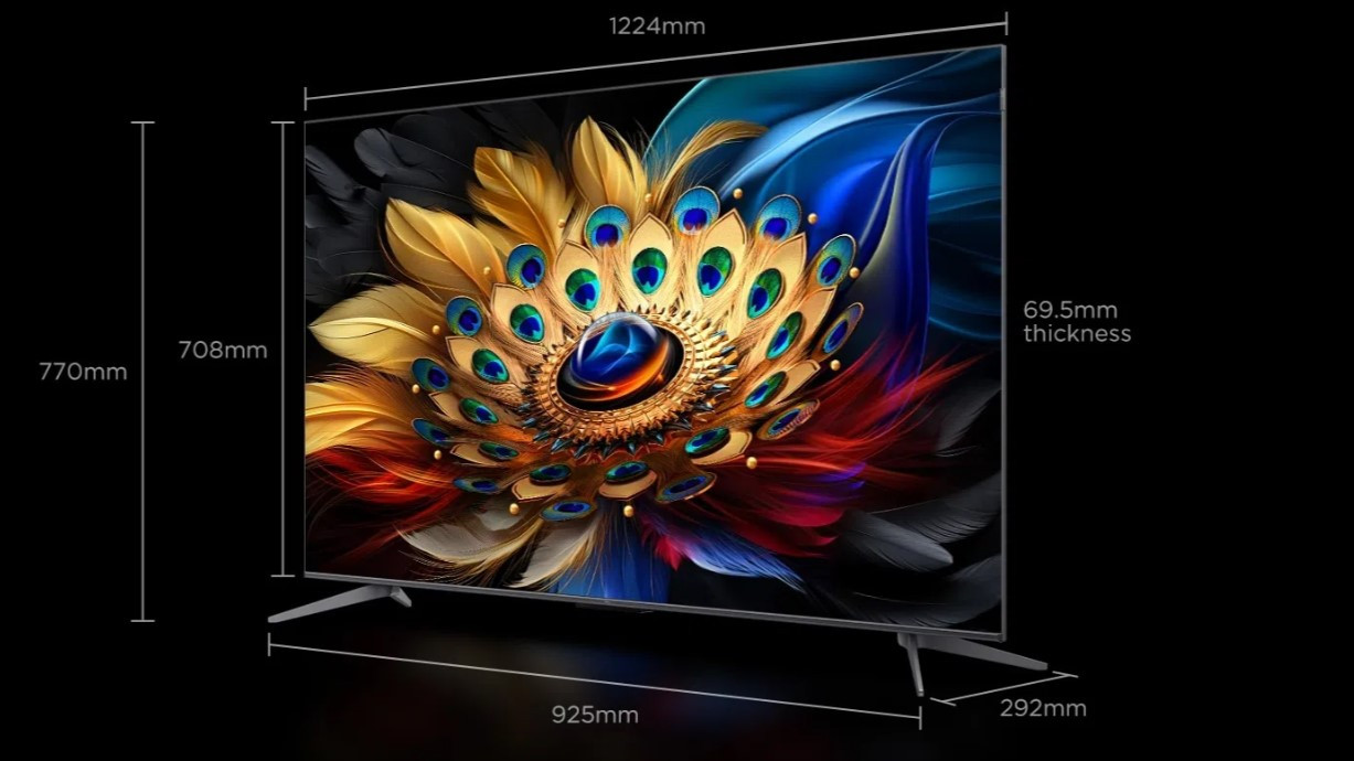 TCL 55C655 4K Ultra HD 55″ 140 Ekran Uydu Alıcılı Google Smart QLED TV