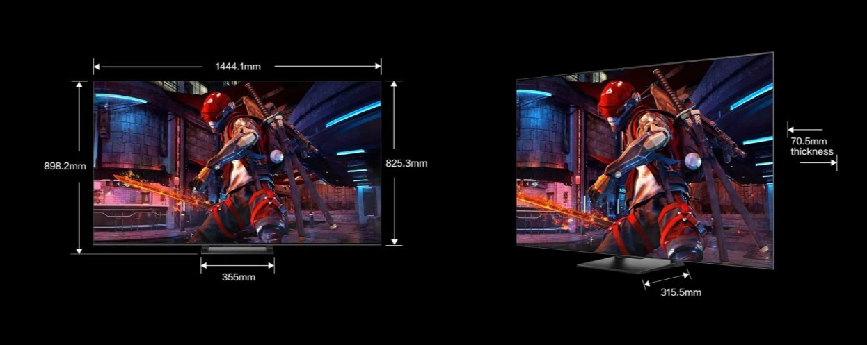 TCL 65T8B 4K Ultra HD 65″ 165 Ekran Uydu Alıcılı Google Smart QLED TV