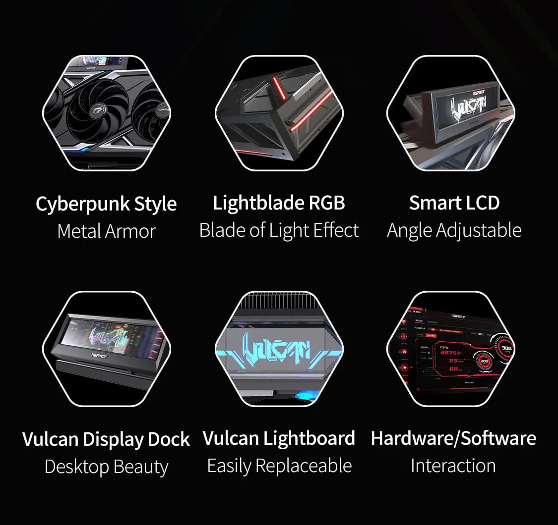 COLORFUL iGame GeForce RTX 5070 Vulcan OC GDDR7 192Bit (OC 12GB-V) 12GB Gaming (Oyuncu) Ekran Kartı 