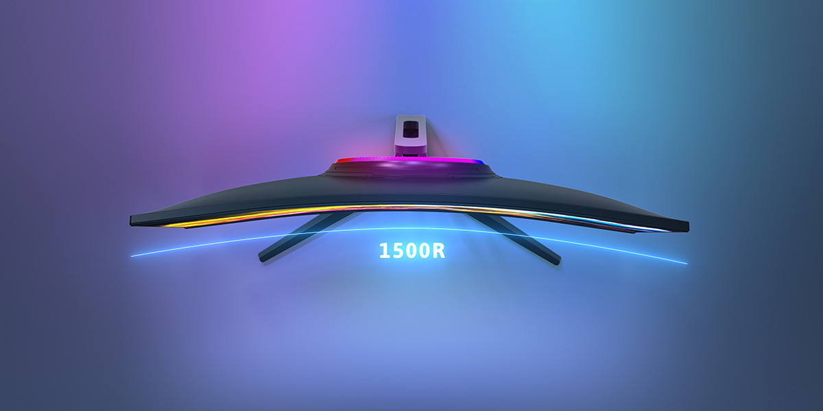 GamePower 27″ Vivid V80 Fast VA Panel Curved RGB 300Hz 0.5ms FHD 2x2W Speaker Gaming Monitör