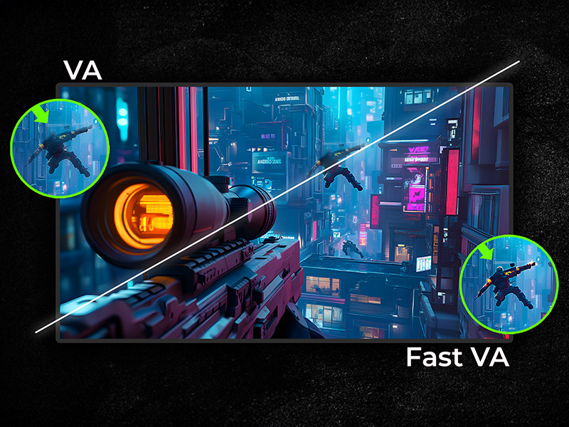 GamePower 27″ Vivid V80 Fast VA Panel Curved RGB 300Hz 0.5ms FHD 2x2W Speaker Gaming Monitör