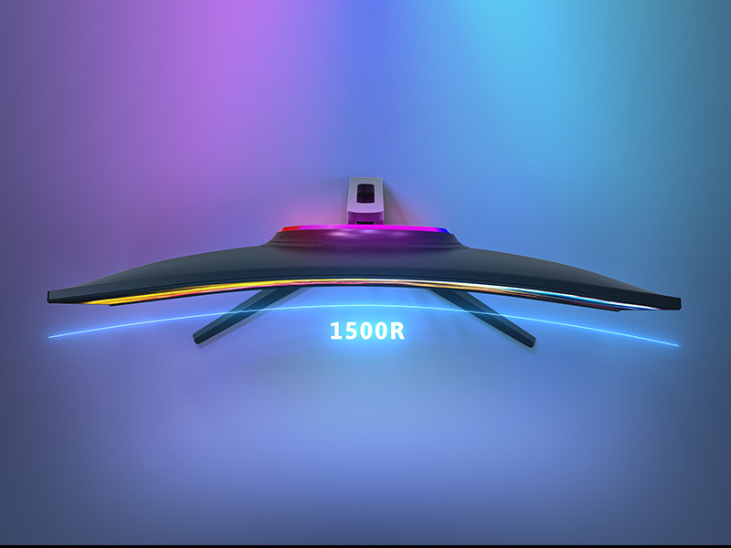 GamePower 27″ Vivid V80 Fast VA Panel Curved RGB 300Hz 0.5ms FHD 2x2W Speaker Gaming Monitör