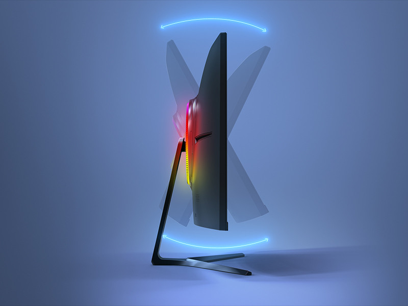 GamePower 27″ Vivid V80 Fast VA Panel Curved RGB 300Hz 0.5ms FHD 2x2W Speaker Gaming Monitör