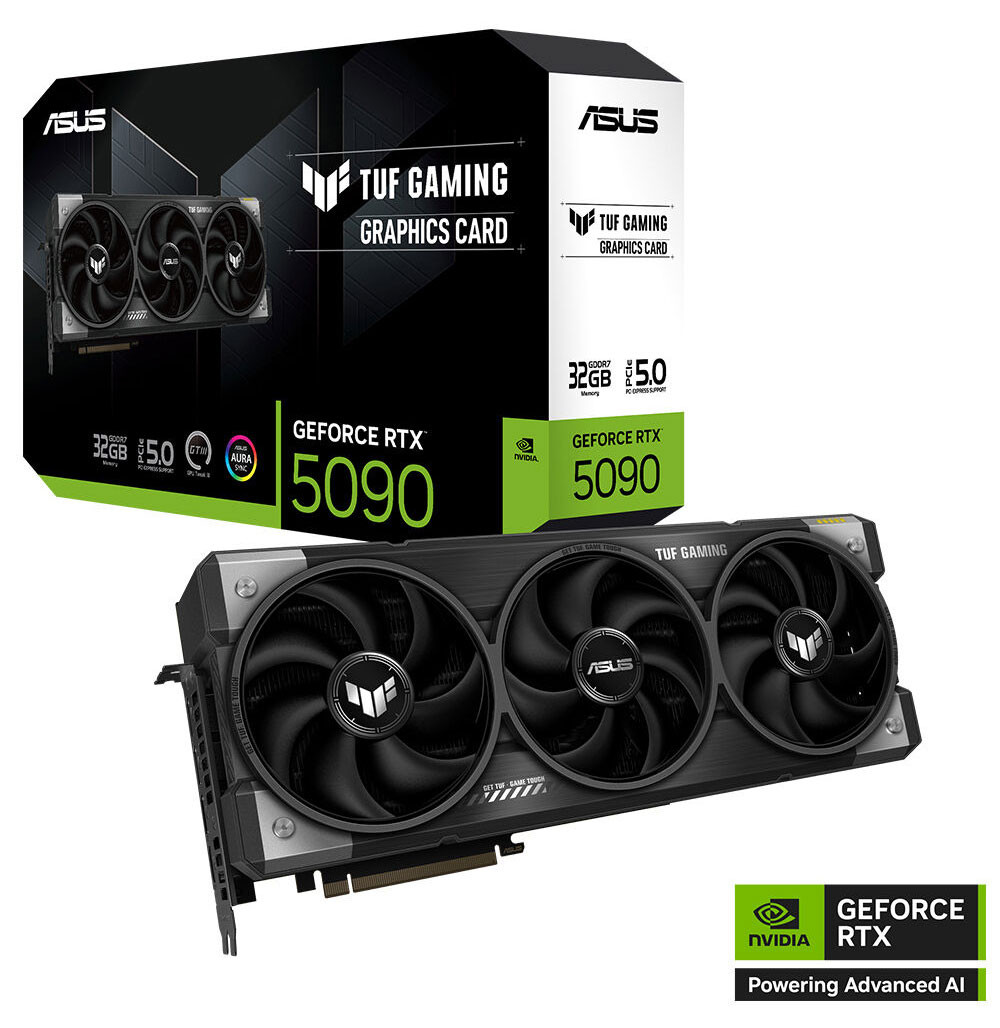 ASUS TUF Gaming GeForce RTX 5090 TUF-RTX5090-32G-GAMING 32GB GDDR7 512 Bit Gaming Ekran Kartı