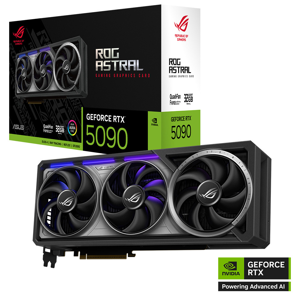 ASUS ROG Astral GeForce RTX 5090 32GB ROG-ASTRAL-RTX5090-32G-GAMING GDDR7 512Bit Gaming (Oyuncu) Ekran Kartı