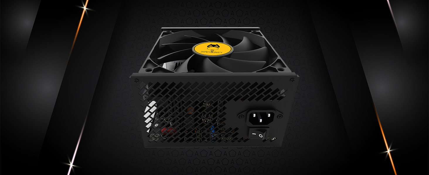 James Donkey JDP650 APFC 12CM 650W Bronze  80+ Power Supply