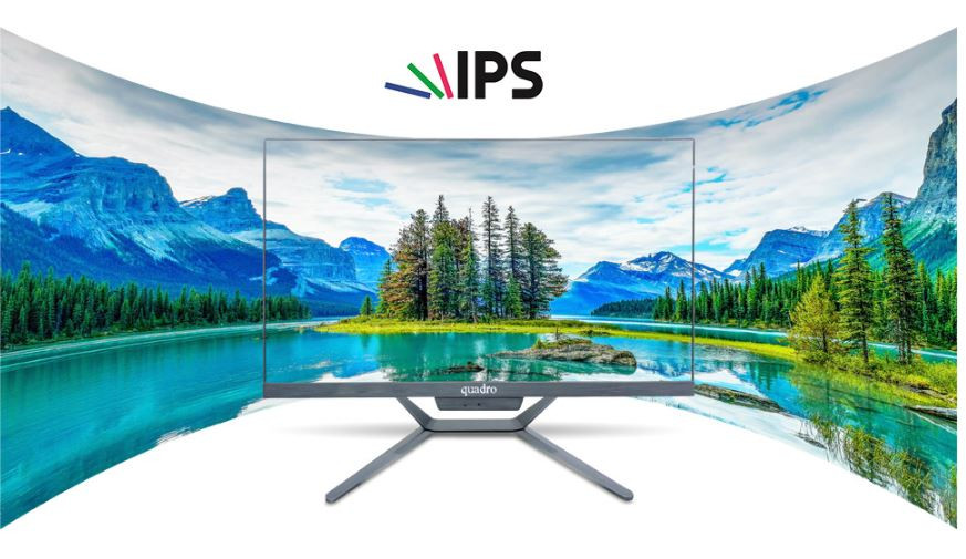 Quadro STARK H224 24165 23.8″ IPS Ci5 12400 16GB RAM 512GB SSD OB VGA FreeDOS AIO TYPE C-USB ALL IN ONE PC