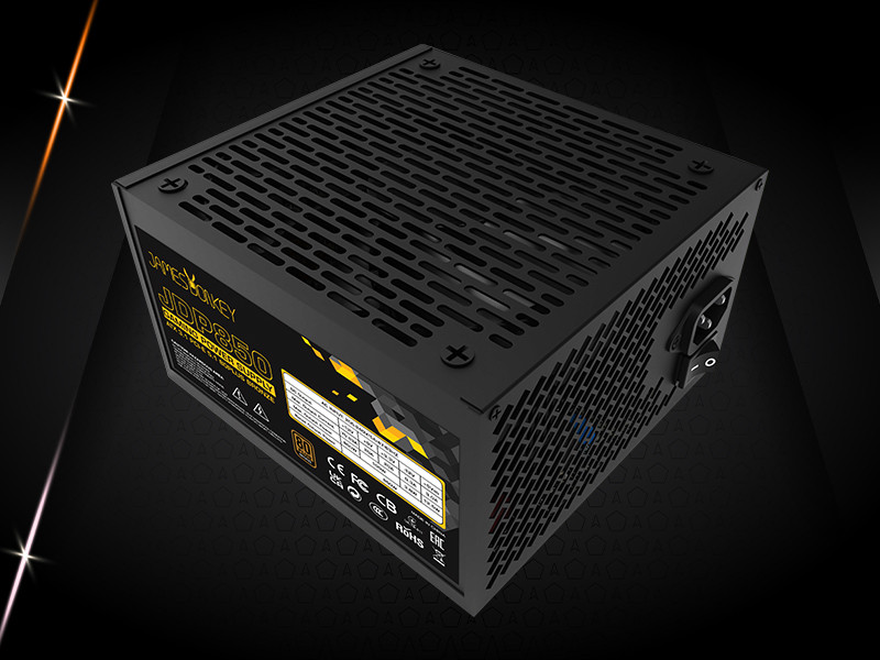 James Donkey JDP850 APFC 12CM 850W Bronze 80+ ATX 3.1 PCI-E 5.1 Power Supply