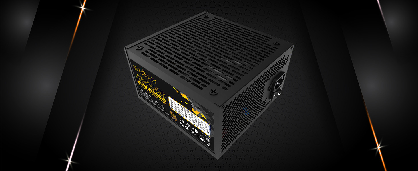 James Donkey JDP850 APFC 12CM 850W Bronze 80+ ATX 3.1 PCI-E 5.1 Power Supply