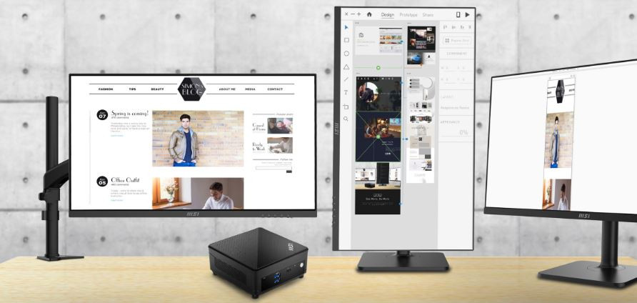 MSI CUBI 5 12M-003BEU I3-1215U FDOS MINI DT BAREBONE PC
