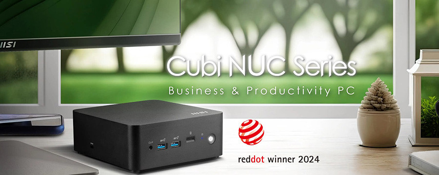 MSI CUBI NUC 1M-012BEU CORE 7 150U FDOS MINI DT BAREBONE PC