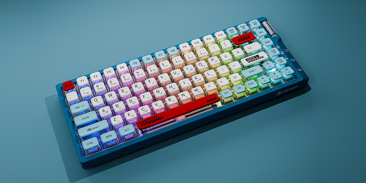 GamePower Sense TKL RGB Wireless/Bluetooth/Kablolu Mekanik Red Switch Gaming Klavye
