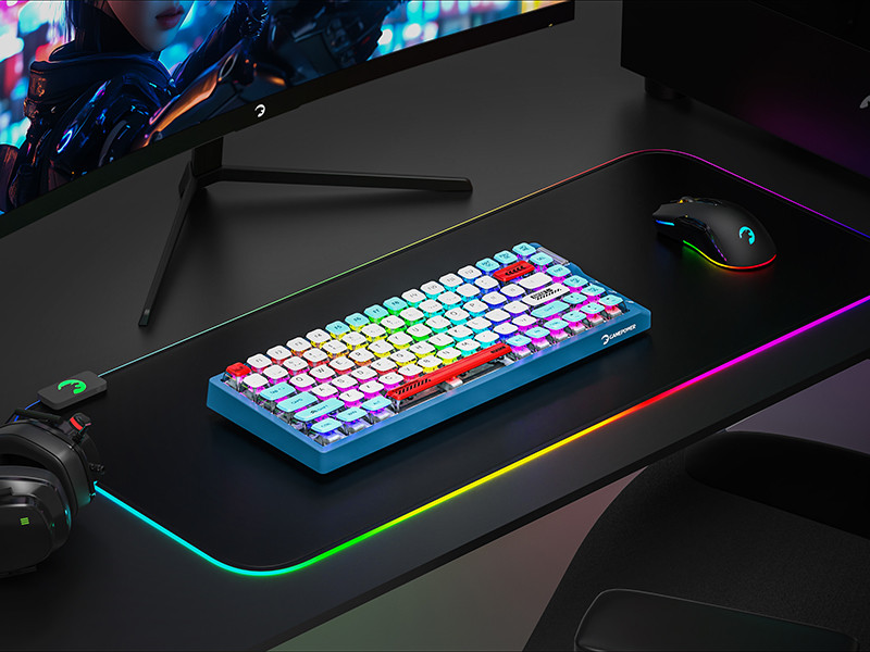 GamePower Sense TKL RGB Wireless/Bluetooth/Kablolu Mekanik Red Switch Gaming Klavye