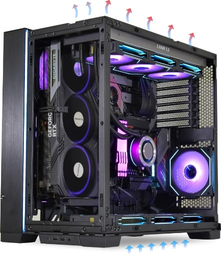  Lian Li O11D Evo Siyah Dikey Ekran Kartı Braketi (G89.O11DE-9X.00)