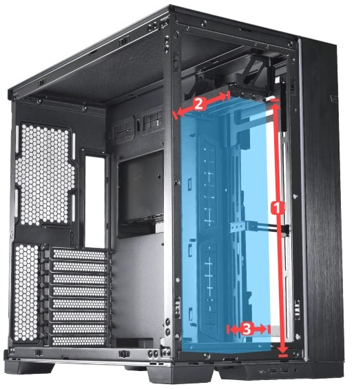 Lian Li O11D Evo Siyah Dikey Ekran Kartı Braketi (G89.O11DE-9X.00)