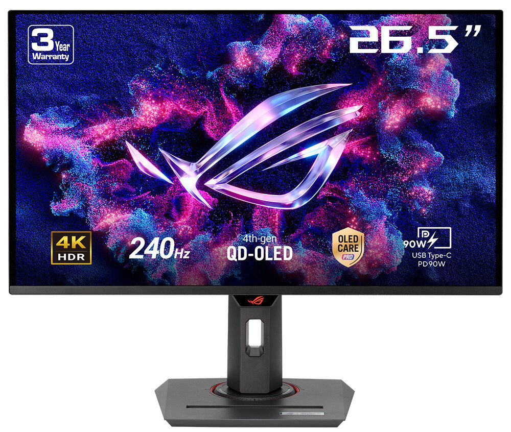 ASUS ROG Strix XG27UCDMG 0.03 ms 240 Hz 27″ QHD Adaptive Sync QD-OLED Pivot Gaming (Oyuncu) Monitör 