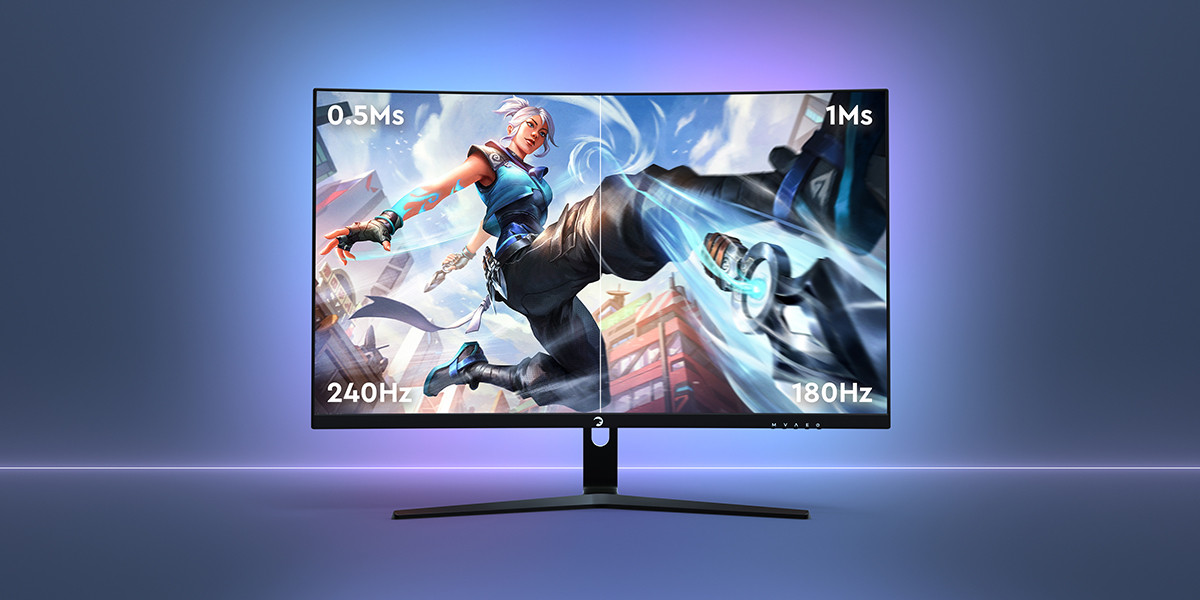 GamePower Vivid V60 27&amp;amp;#039;&amp;amp;#039; Curved RGB 240Hz 0.5ms FHD 1500R Curved 2x2W Speaker VA Gaming Monitör