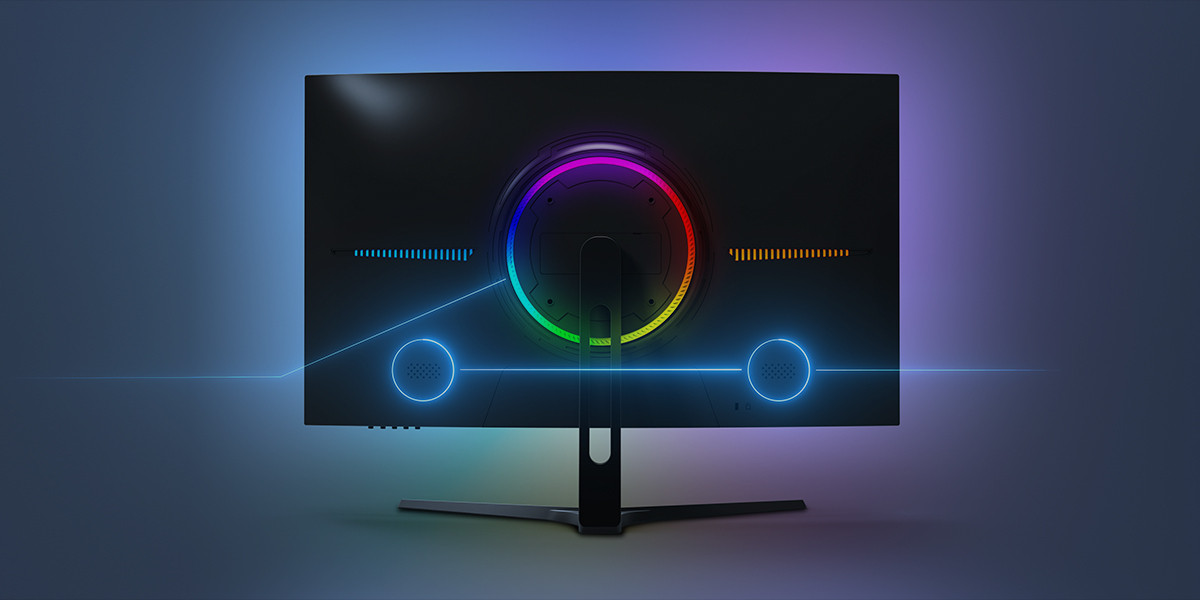 GamePower Vivid V60 27&amp;amp;#039;&amp;amp;#039; Curved RGB 240Hz 0.5ms FHD 1500R Curved 2x2W Speaker VA Gaming Monitör