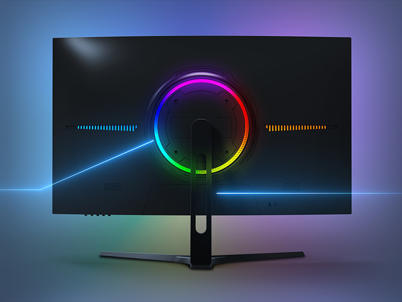 GamePower Vivid V60 27&amp;amp;#039;&amp;amp;#039; Curved RGB 240Hz 0.5ms FHD 1500R Curved 2x2W Speaker VA Gaming Monitör